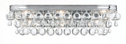Crystorama Calypso 133-CH – 23 Inch – 6 Light – Bath Vanity Light – Polished Chrome – Damp Rated