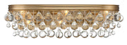 Crystorama Calypso 133-VG – 23 Inch – 6 Light – Bath Vanity Light – Vibrant Gold – Damp Rated