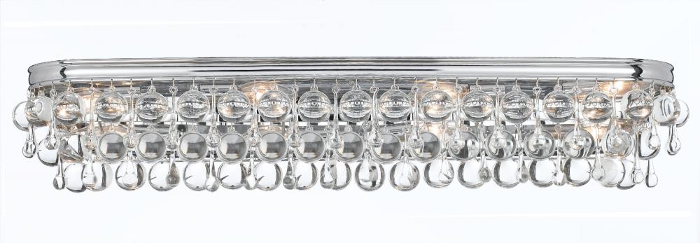 Crystorama CALYPSO 134-CH Bathroom Fixture Modern - Polished Chrome