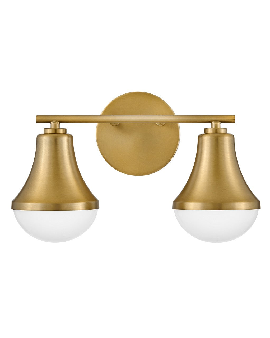 Lark Haddie 85512LCB Bath Vanity Light 15 in. wide - Lacquered Brass (OPEN BOX)