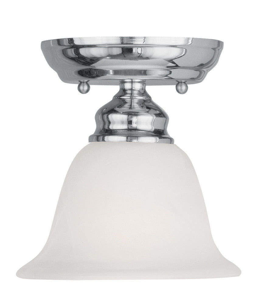 Livex Lighting ESSEX 1350-05 Flush Mount Contemporary - Polished Chrome