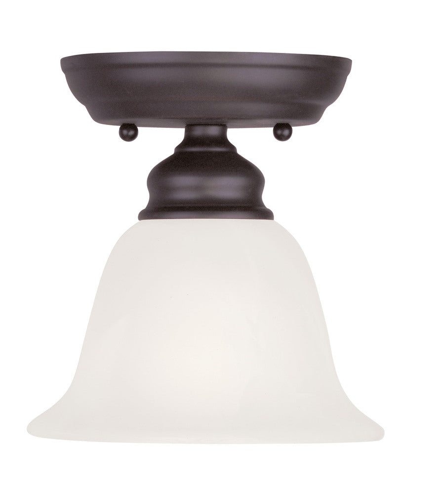 Livex Lighting ESSEX 1350-07 Flush Mount Contemporary - Bronze