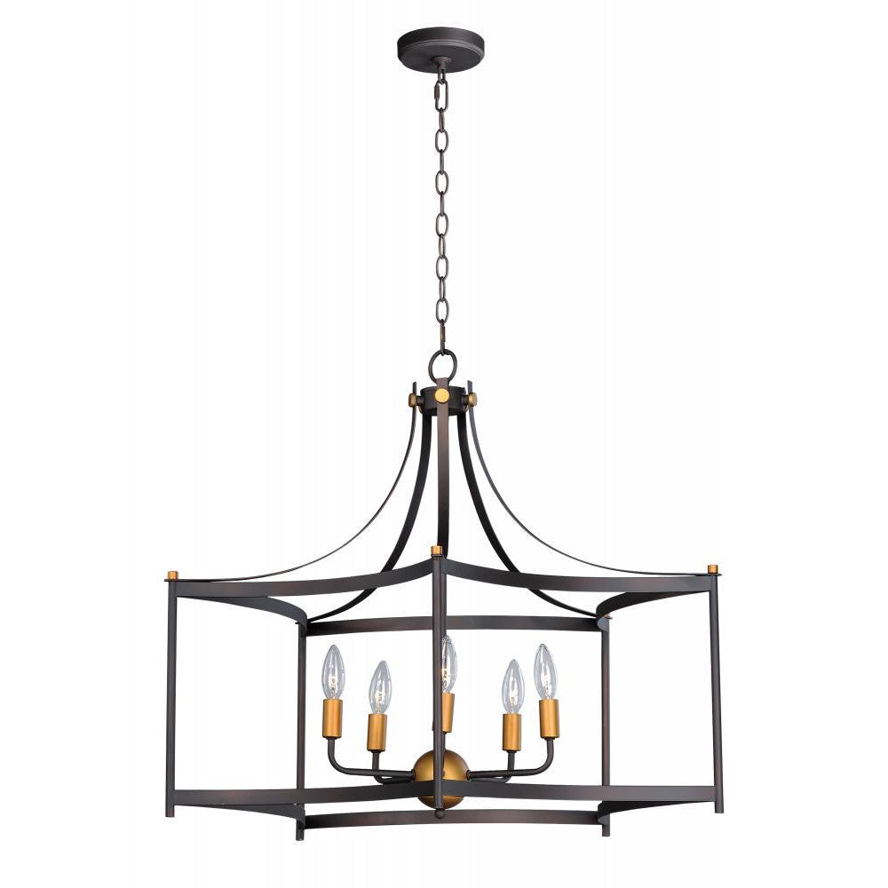 Maxim Lighting WELLINGTON 13595OIAB Pendant Americana - Antique Brass