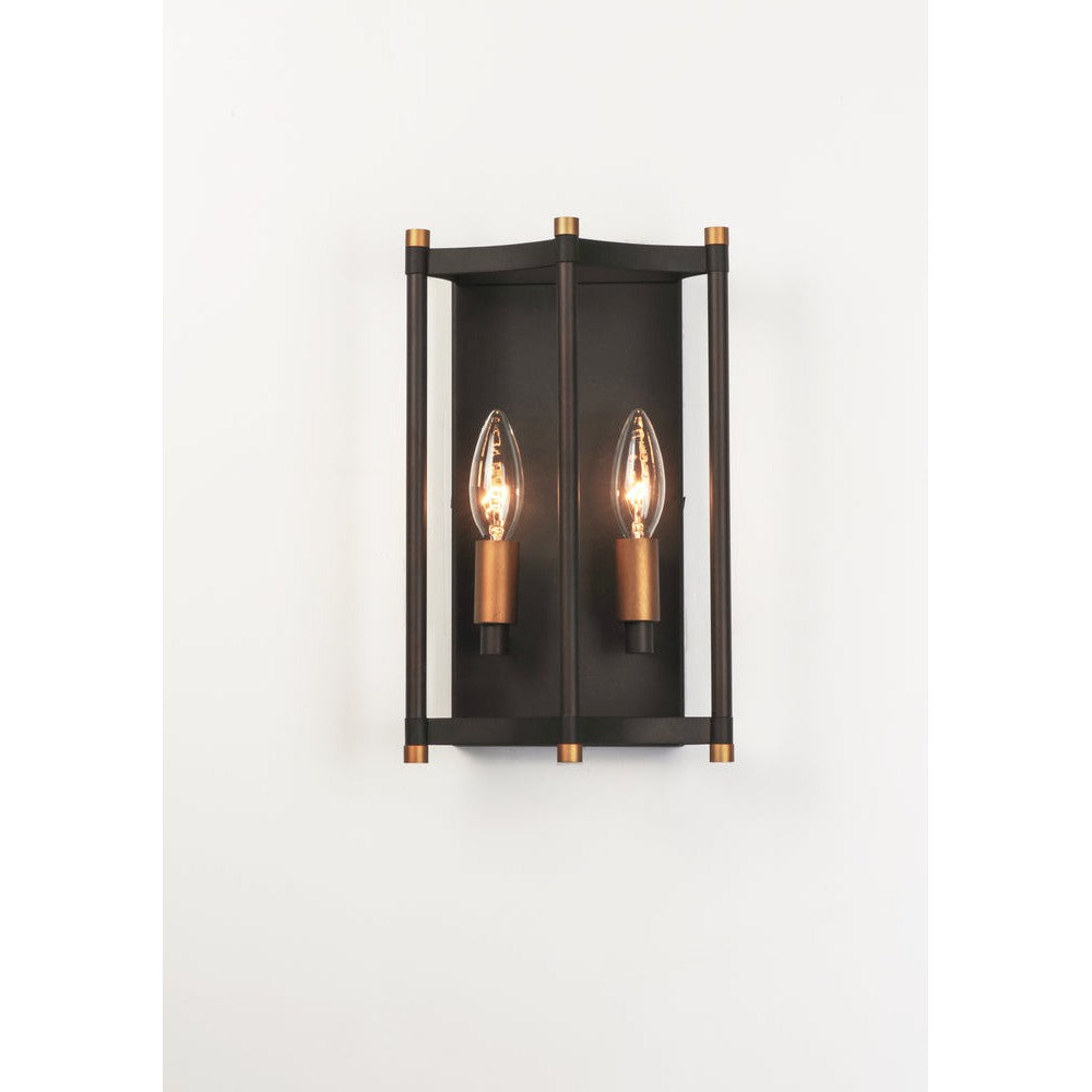 Maxim Lighting WELLINGTON 13599OIAB Sconce Americana - Antique Brass