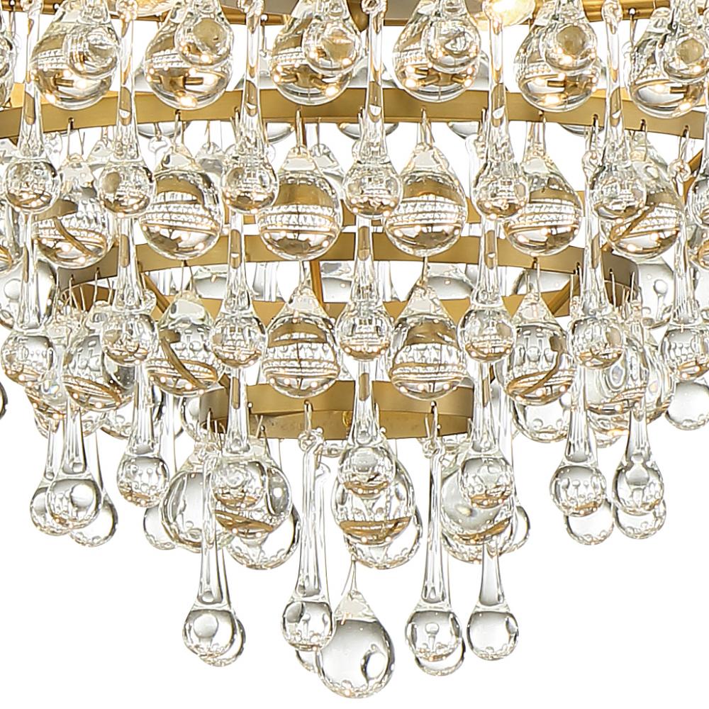 Crystorama CALYPSO 136-VG Chandelier Modern - Vibrant Gold