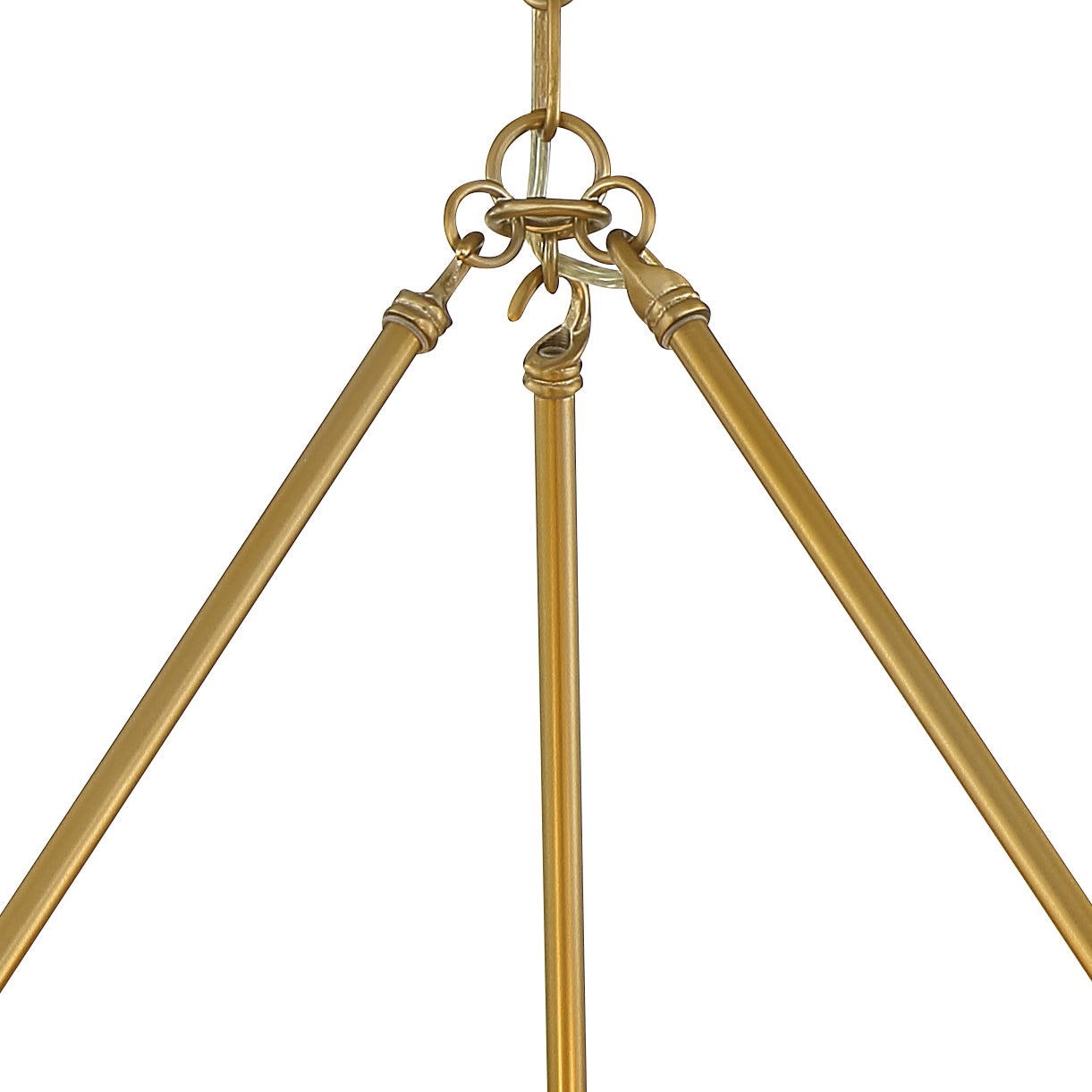 Crystorama Calypso 136-VG – 20 Inch – 6 Light – Chandelier – Vibrant Gold – Damp Rated