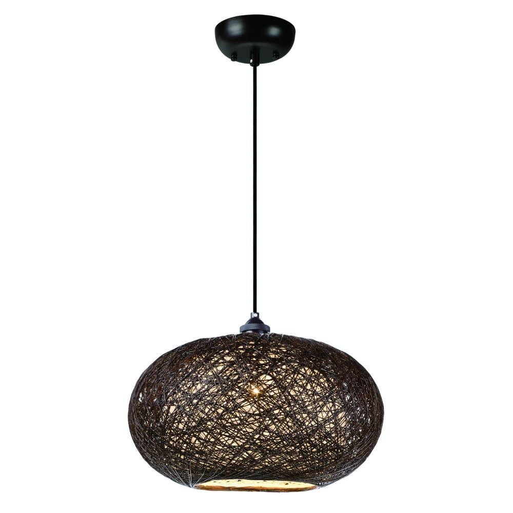 Maxim Lighting BALI 14402CHWT Pendant Asian - Brown