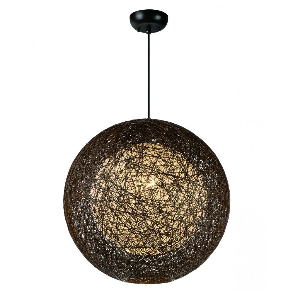 Maxim Lighting BALI 14405CHWT Pendant Asian - Brown