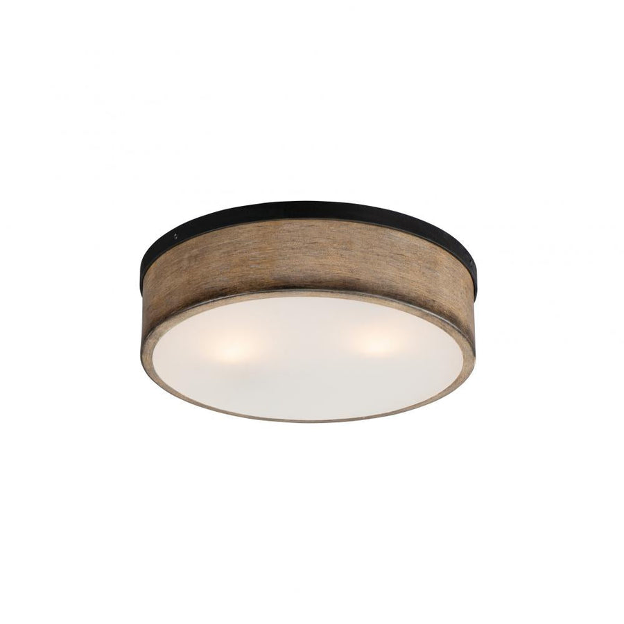 Maxim Lighting 14440DWBK Franklin 14.25 Inch Flush Mount Light – Driftwood / Black