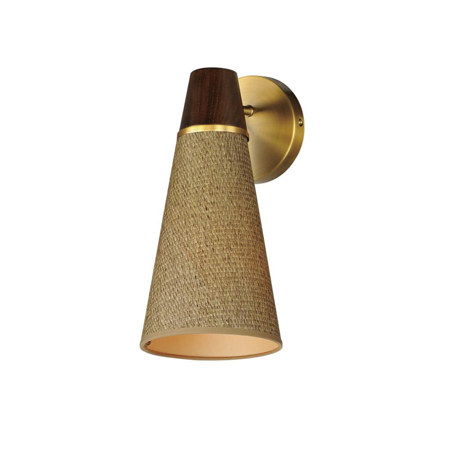Maxim Lighting 14480GCNAB Sumatra 6.5 Wall Sconce - Natural Aged Brass