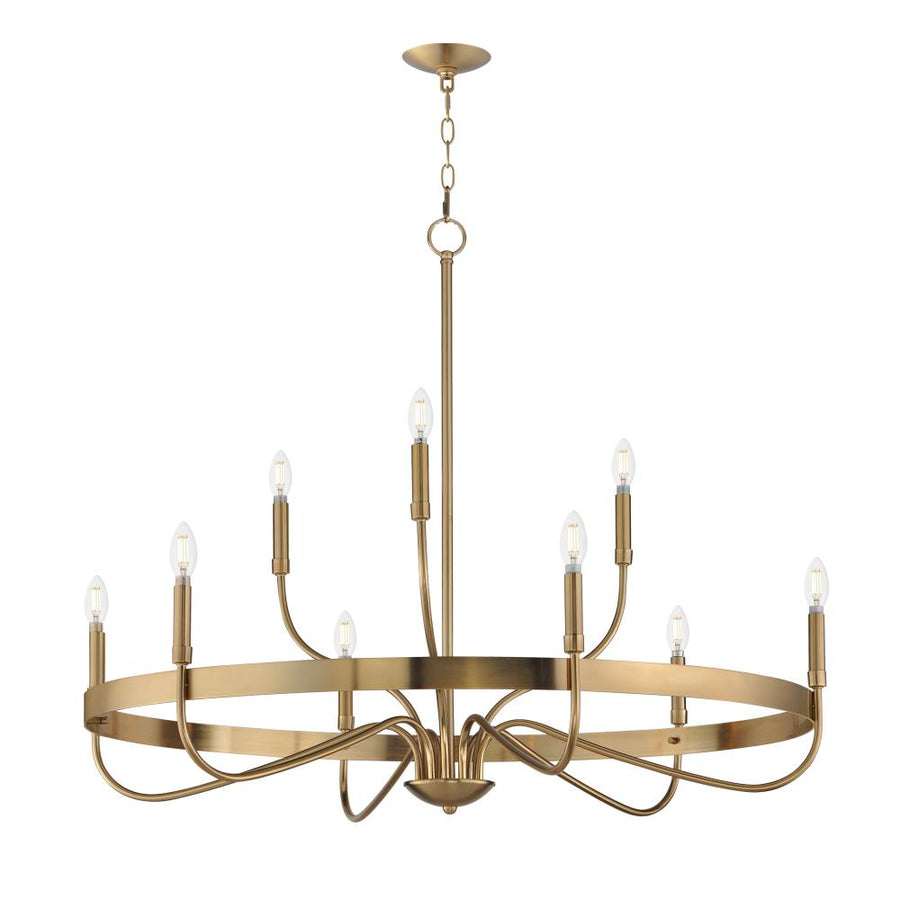 Frankie 39.75 Inch Semi Flush Mount Light – Heritage