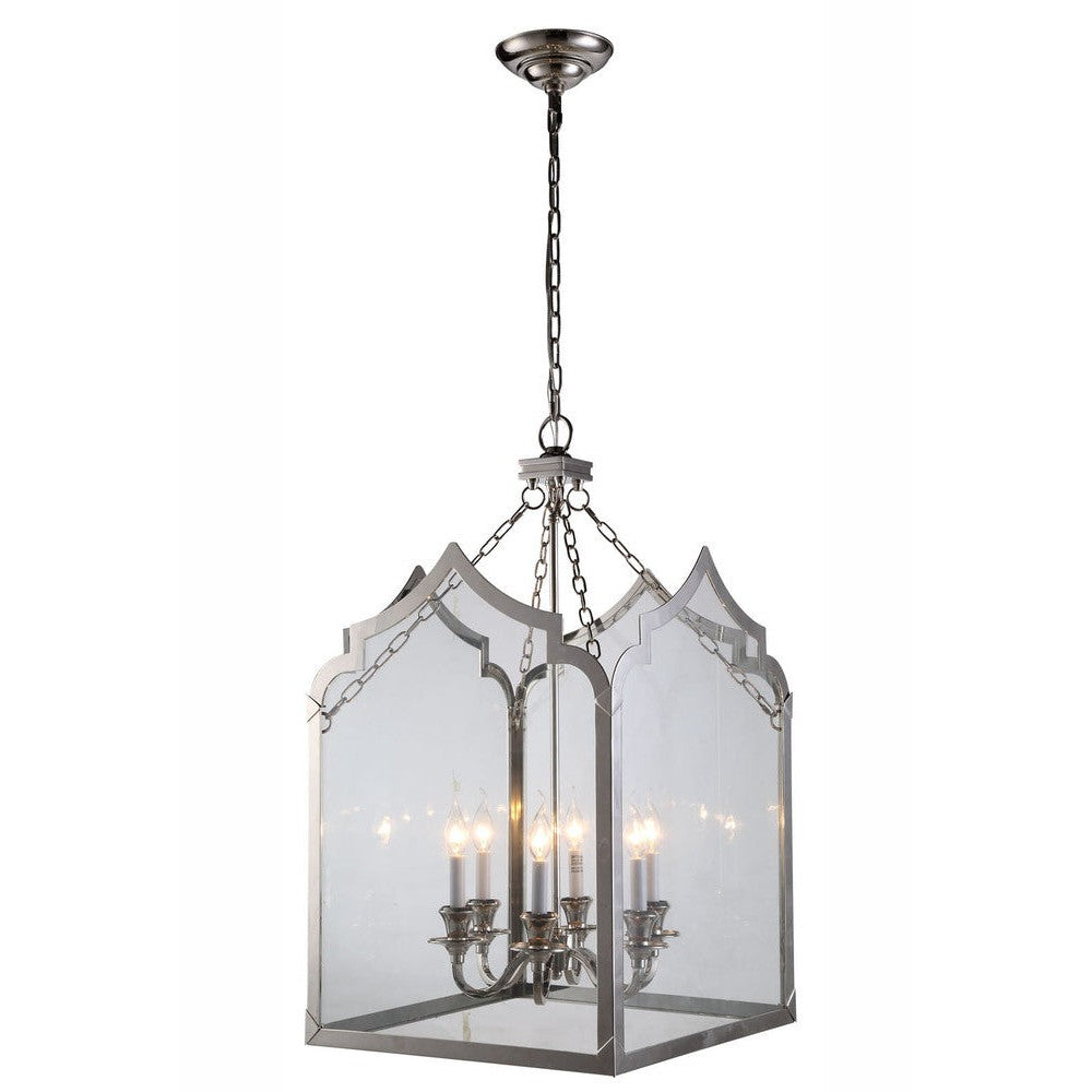 Elegant Lighting NEWPORT 1459D20PN Chandelier Transitional - Nickel