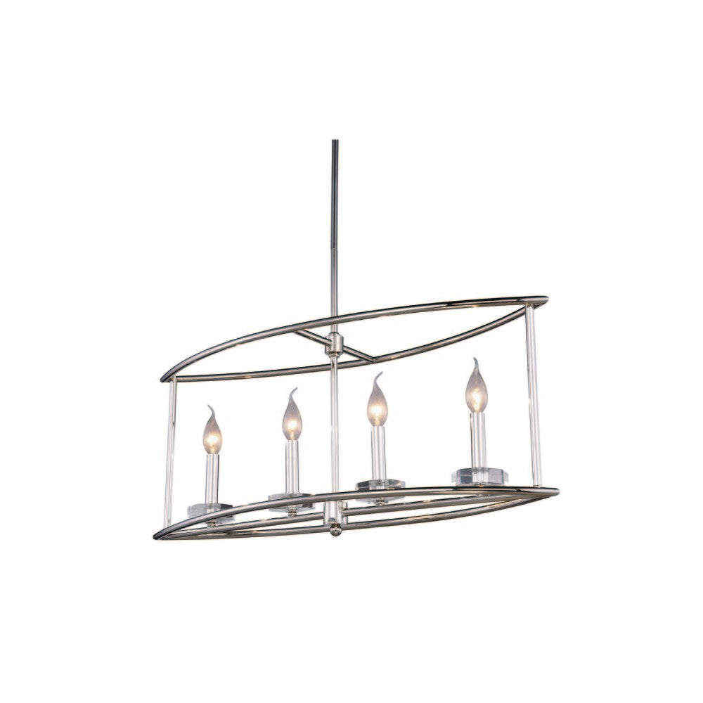 Elegant Lighting 1493D32PN Chandelier Transitional - Nickel