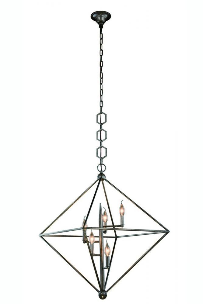 Elegant Lighting NORA 1495D30AI Pendant Transitional - Aged Iron