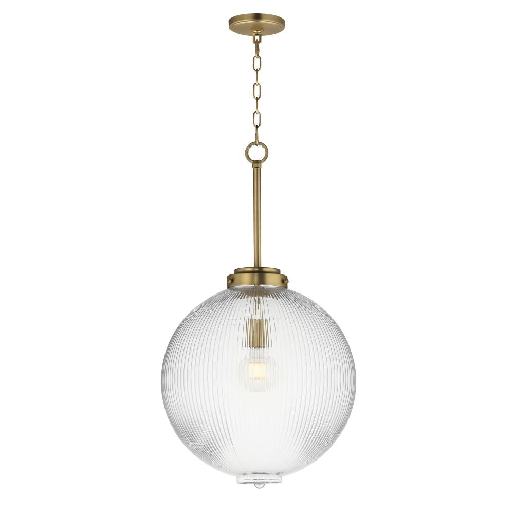 Kasbah 15.75 Inch Semi Flush Mount Light – Satin Brass