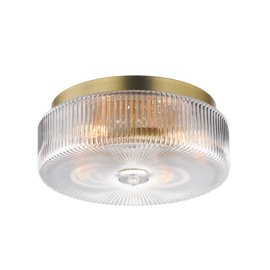 Maxim Lighting 15199CRSBR Kasbah 15.75 Inch Flush Mount Light – Satin Brass