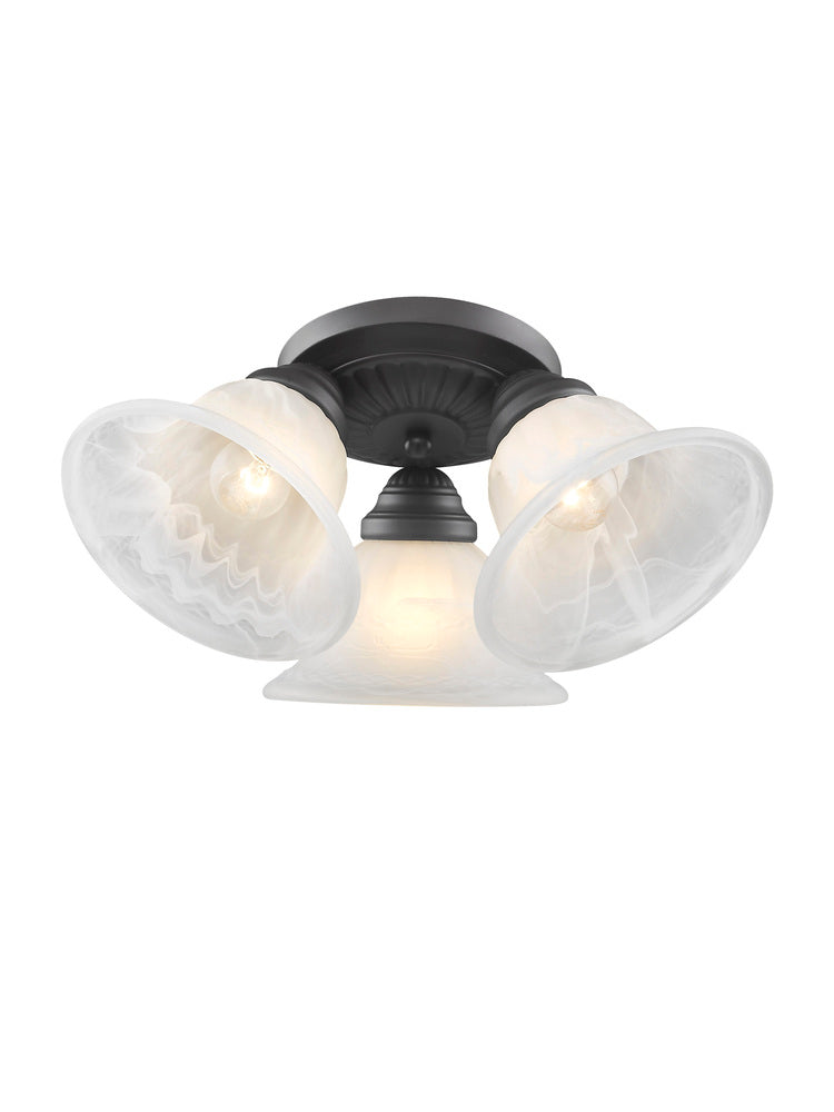 Livex Lighting EDGEMONT 1529-07 Flush Mount Contemporary - Bronze