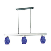 3 Light Billiard Table Light -Blue