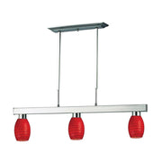3 Light Billiard Table Light -Red