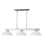 3 Light Billiard Table Light -Matte Opal
