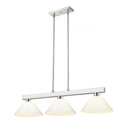 3 Light Billiard Table Light -White