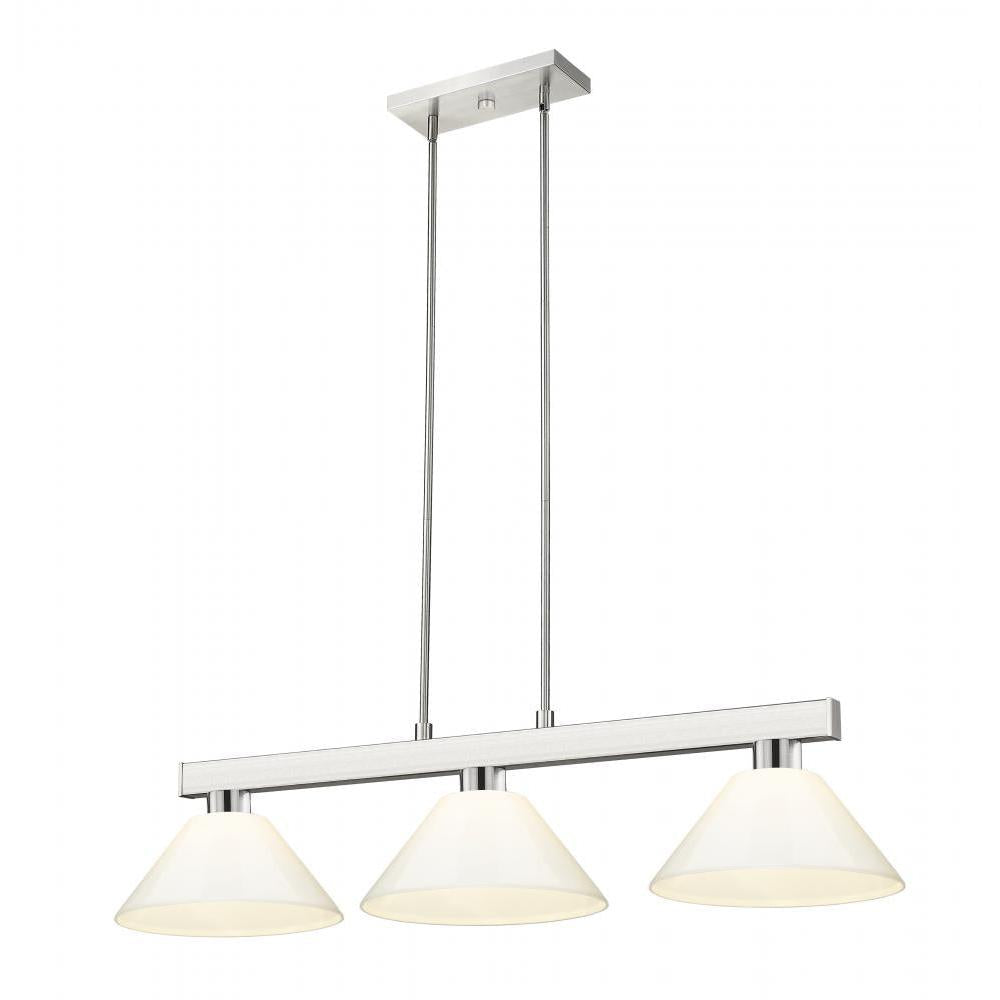 3 Light Billiard Table Light -White
