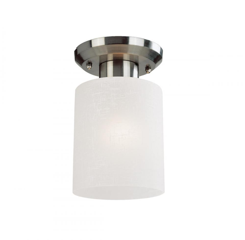 Z-Lite Lighting 152F-1 Flush Mount Traditional - Nickel