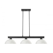 3 Light Billiard Table Light -Matte Opal