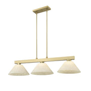 3 Light Billiard Table Light -Golden Mottle