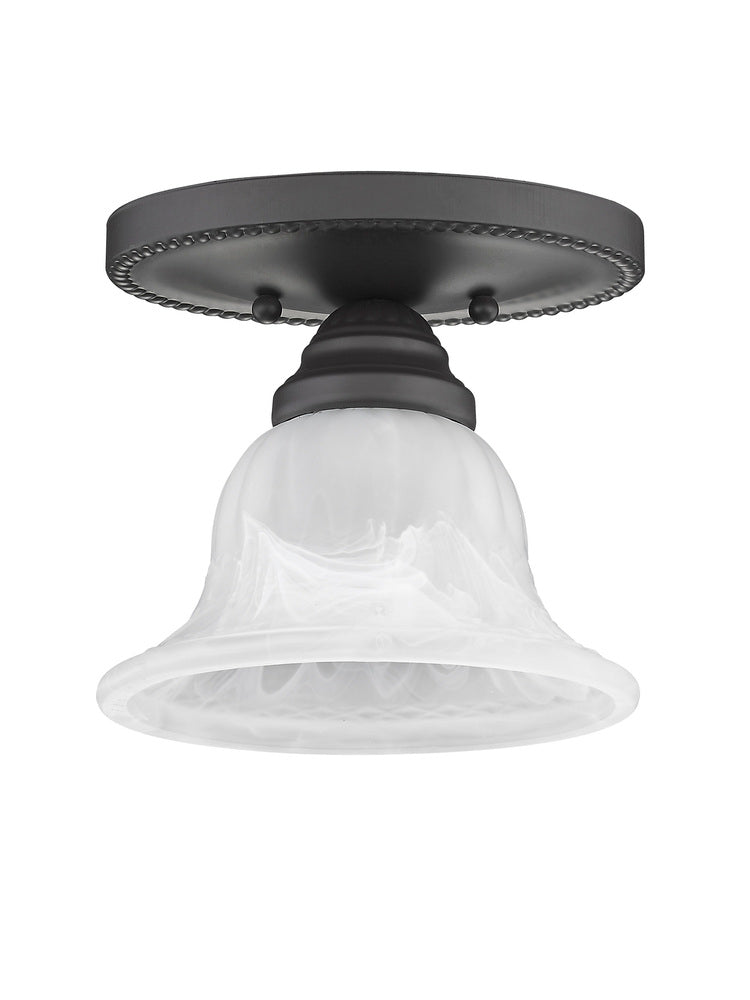 Livex Lighting EDGEMONT 1530-07 Flush Mount Contemporary - Bronze