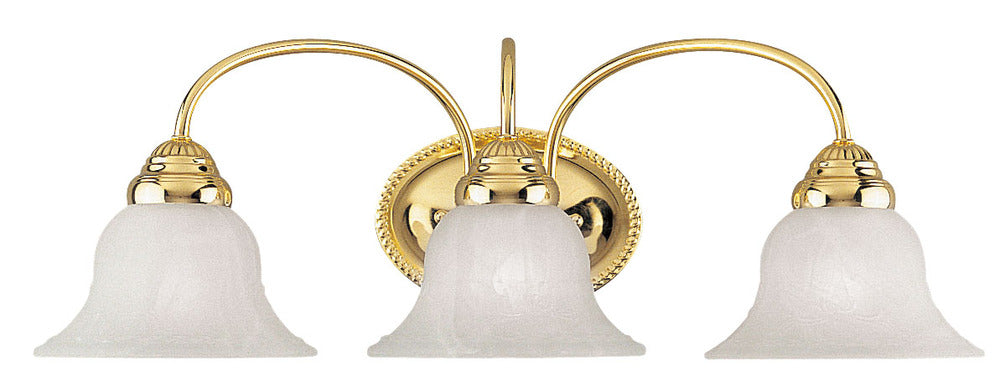 Livex Lighting EDGEMONT 1533-02 Bathroom Fixture Contemporary - Polished Brass