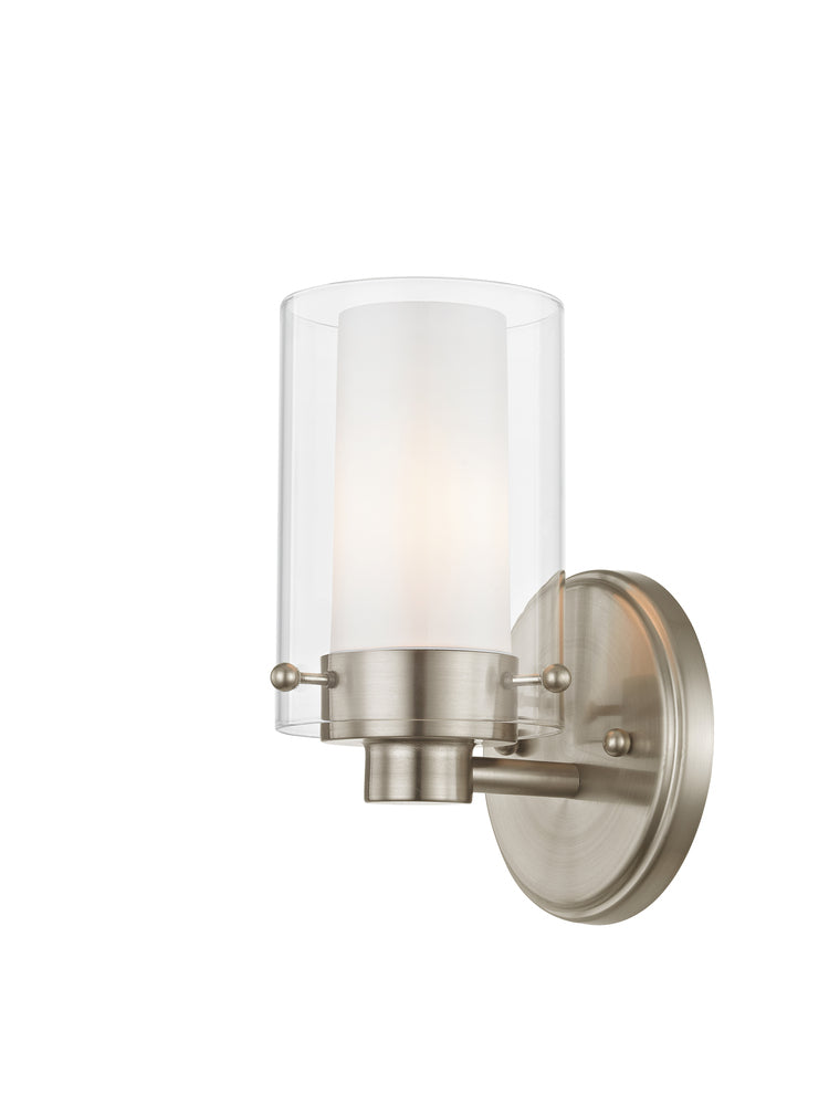 Livex Lighting MANHATTAN 1541-91 Bathroom Fixture Contemporary - Brushed Nickel