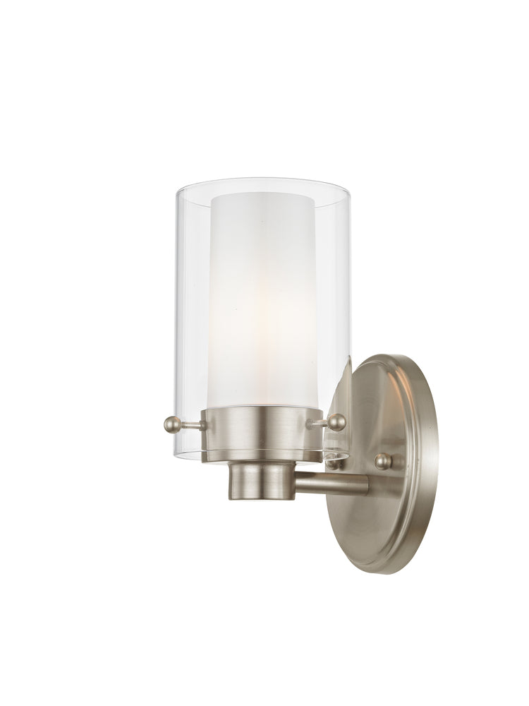 Livex Lighting MANHATTAN 1541-91 Bathroom Fixture Contemporary - Brushed Nickel