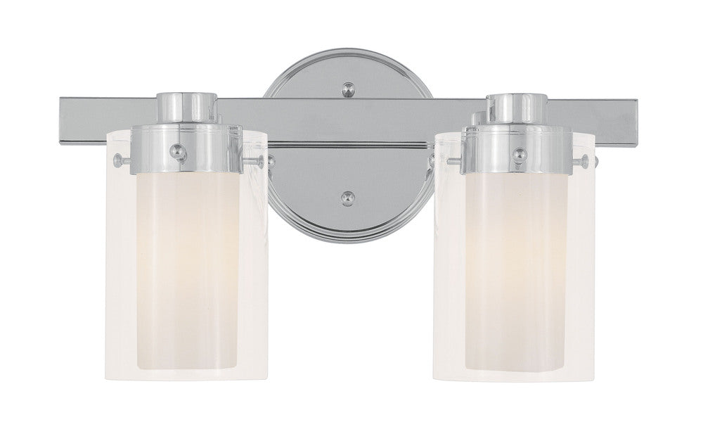 Livex Lighting MANHATTAN 1542-05 Bathroom Fixture Contemporary - Polished Chrome