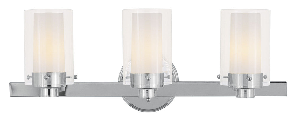 Livex Lighting MANHATTAN 1543-05 Bathroom Fixture Contemporary - Polished Chrome