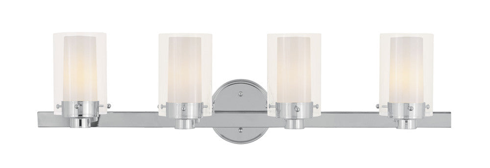 Livex Lighting MANHATTAN 1544-05 Bathroom Fixture Contemporary - Polished Chrome