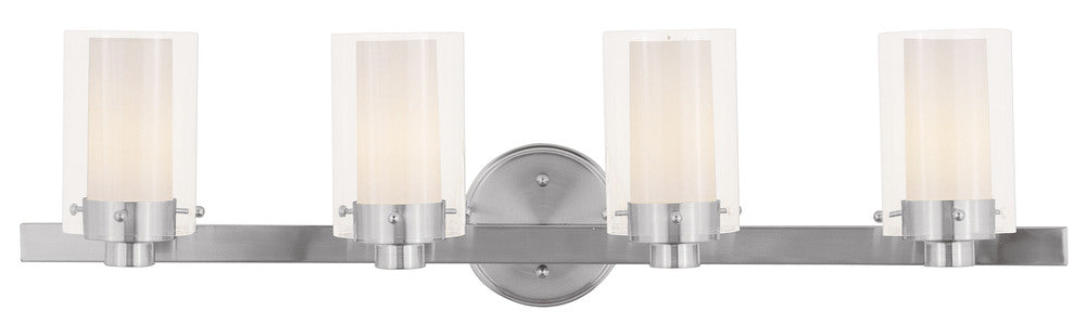 Livex Lighting MANHATTAN 1544-91 Bathroom Fixture Contemporary - Brushed Nickel