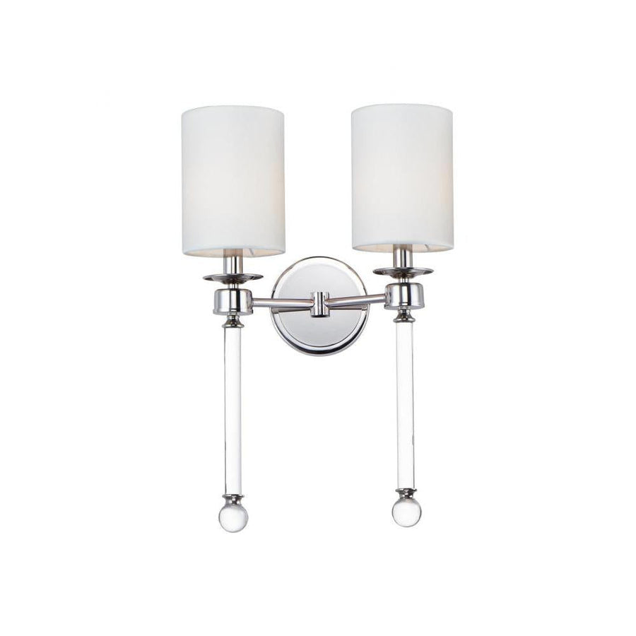 Maxim Lighting 16108WTCLPN Lucent 13.75 Wall Sconce - Polished Nickel