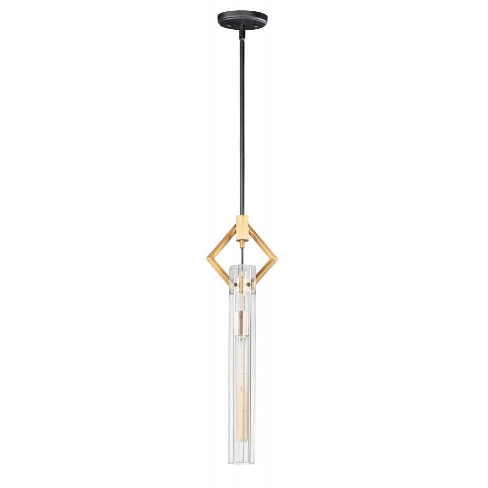 Maxim Lighting FLAMBEAU 16111CLBKAB Pendant Contemporary - Antique Brass