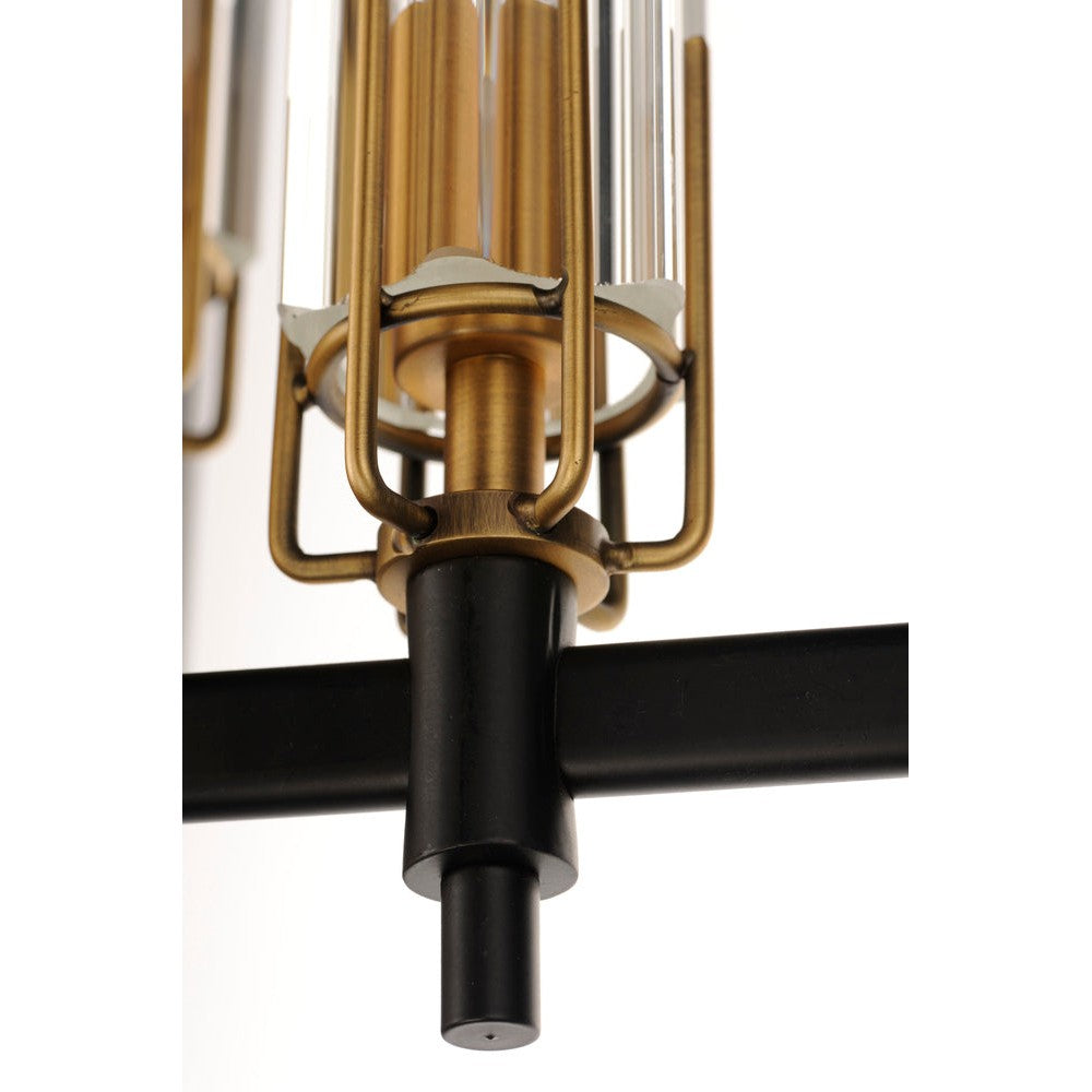 Maxim Lighting FLAMBEAU 16113CLBKAB Pendant Contemporary - Antique Brass