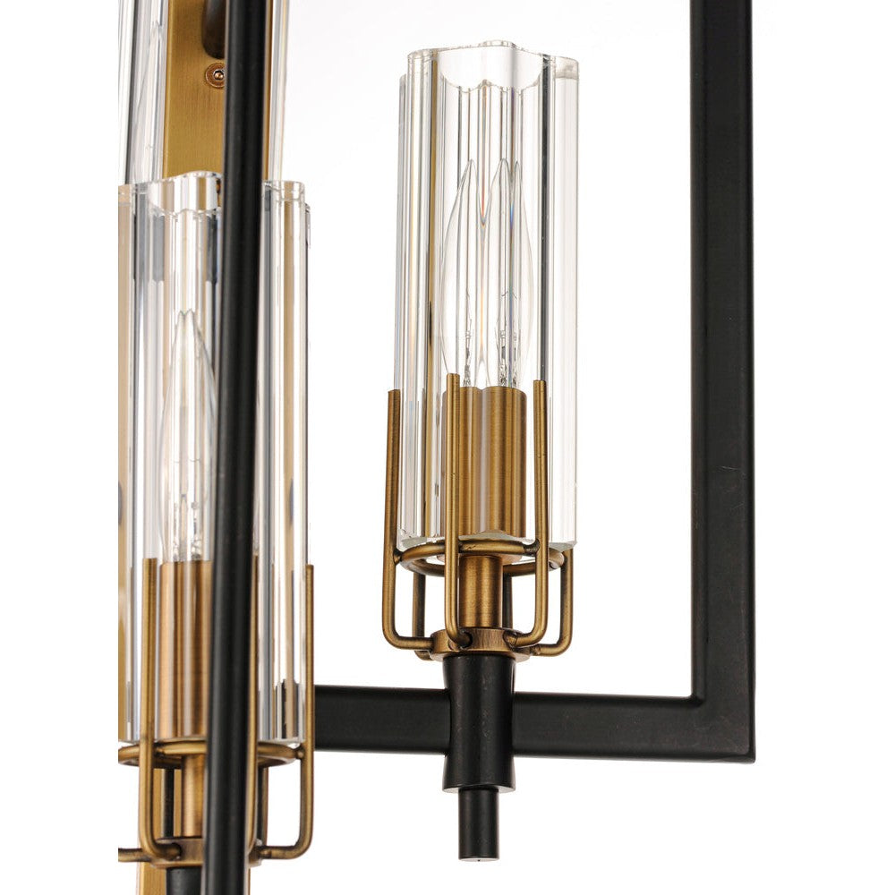 Maxim Lighting FLAMBEAU 16116CLBKAB Chandelier Contemporary - Antique Brass