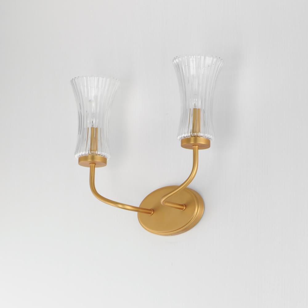 Maxim Lighting CAMELOT 16152CRNAB Sconce - Brass