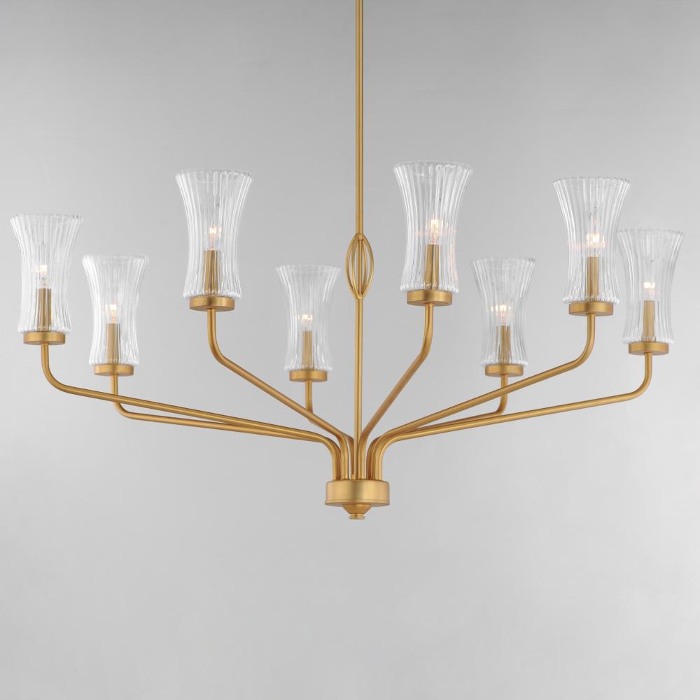 Maxim Lighting CAMELOT 16158CRNAB Chandelier - Brass