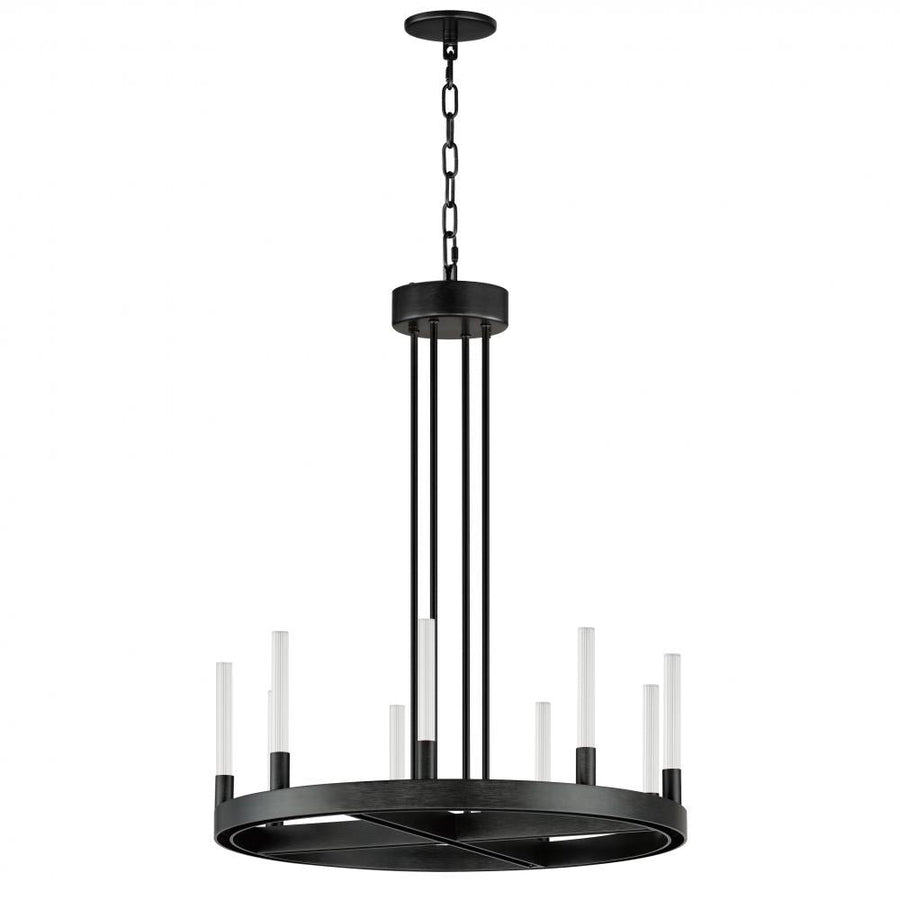 Ovation 23.5 Inch Semi Flush Mount Light – Black