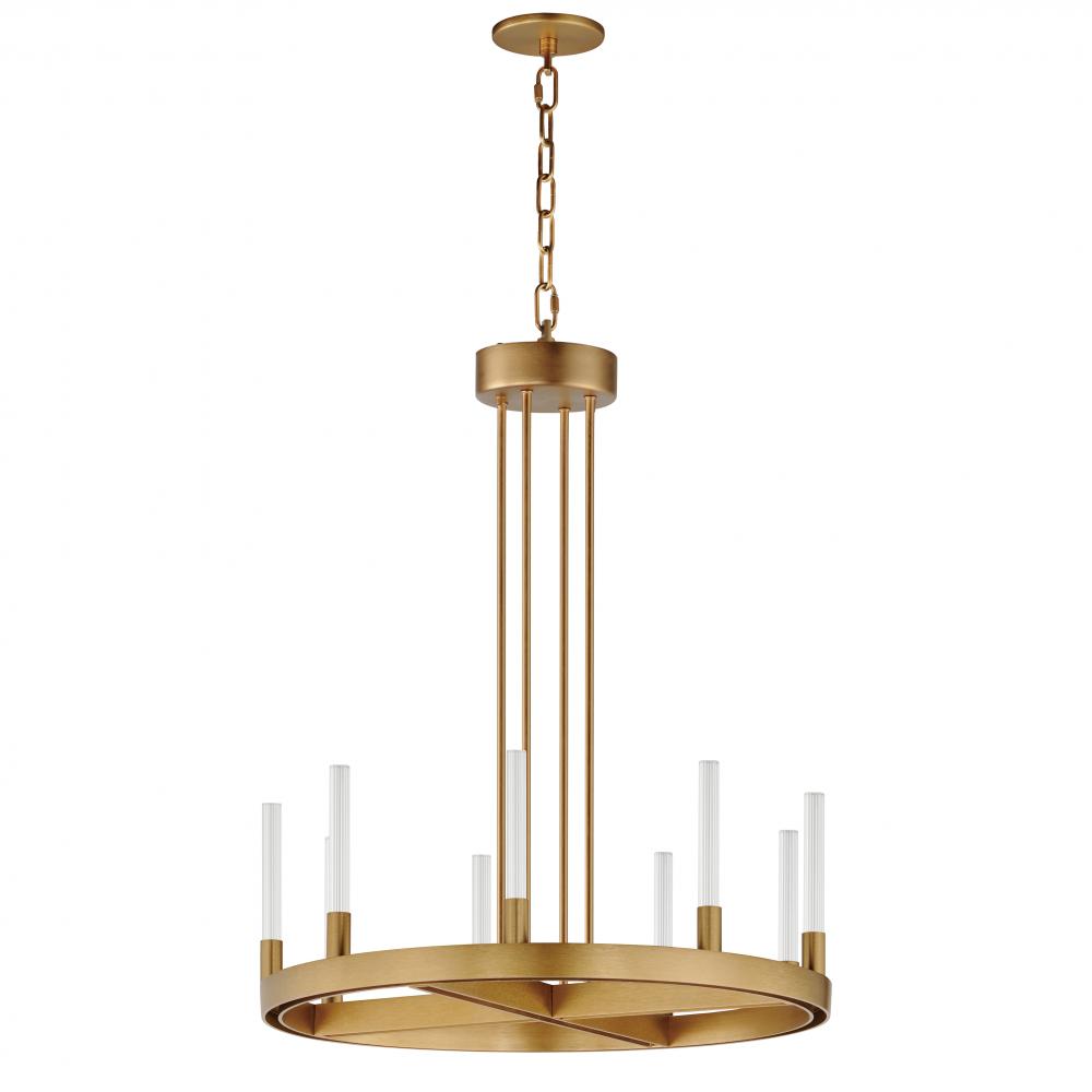 Ovation 23.5 Inch Semi Flush Mount Light – Gold