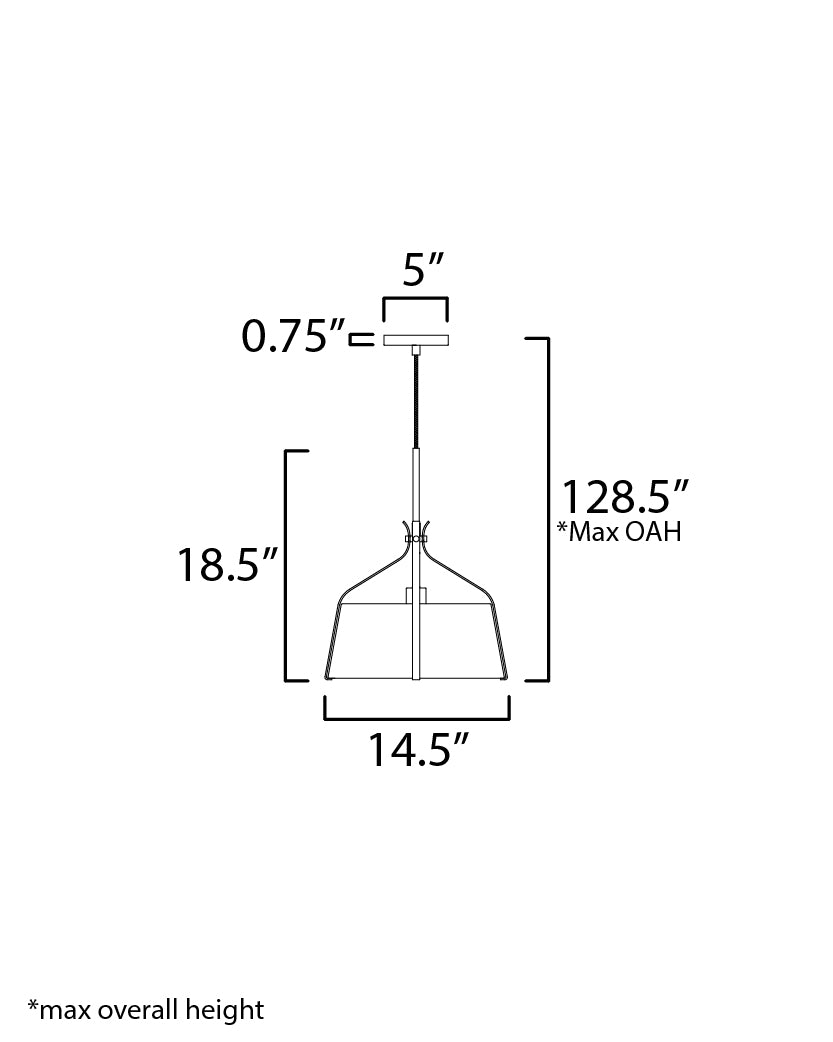 Bandera-Single Pendant