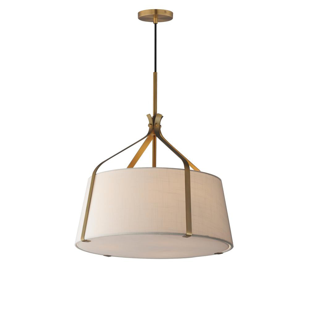 Bandera 20.75 Inch 3 Light Pendant – Natural Aged Brass