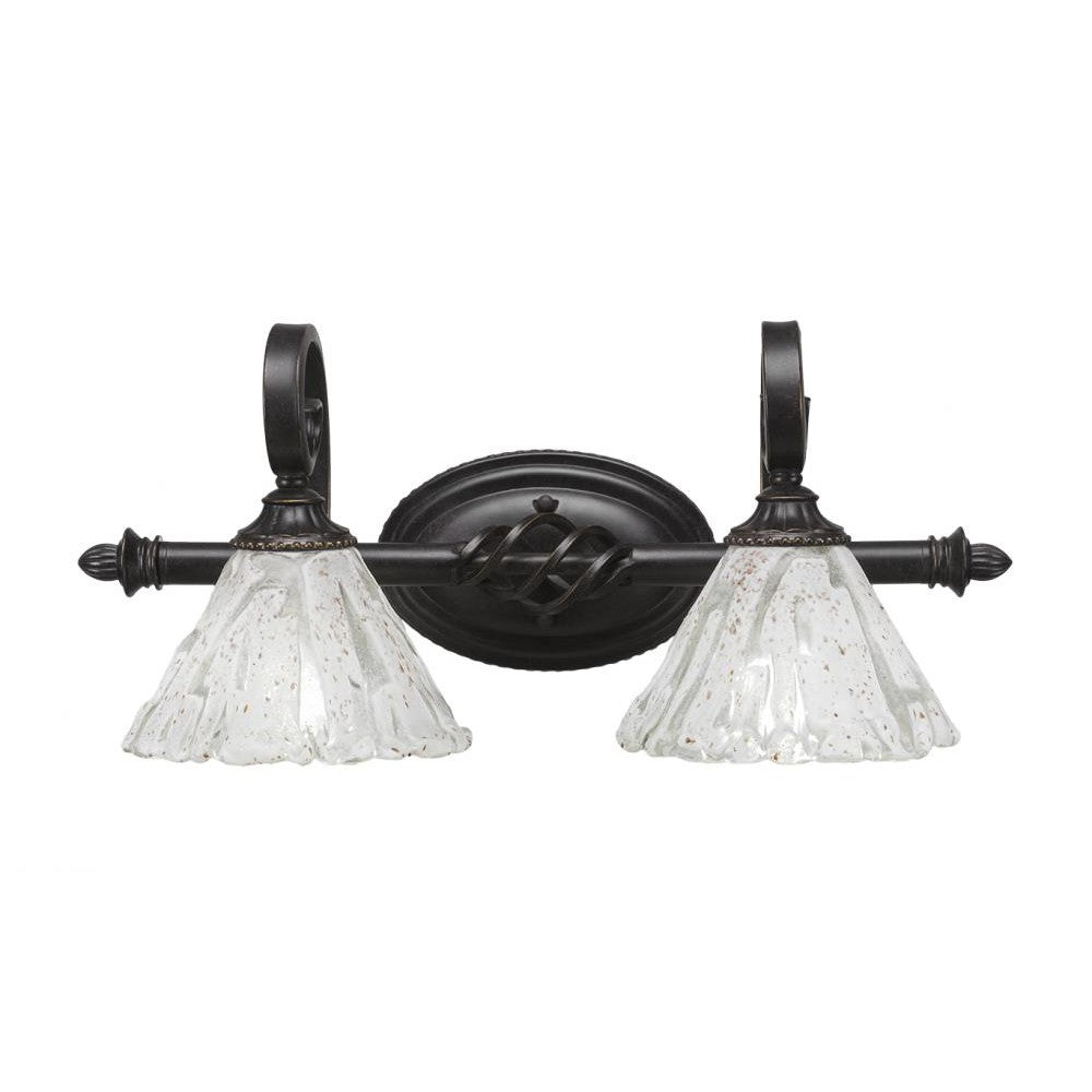 Toltec Company 162-DG-7195 Bathroom Fixture Art Glass - Black