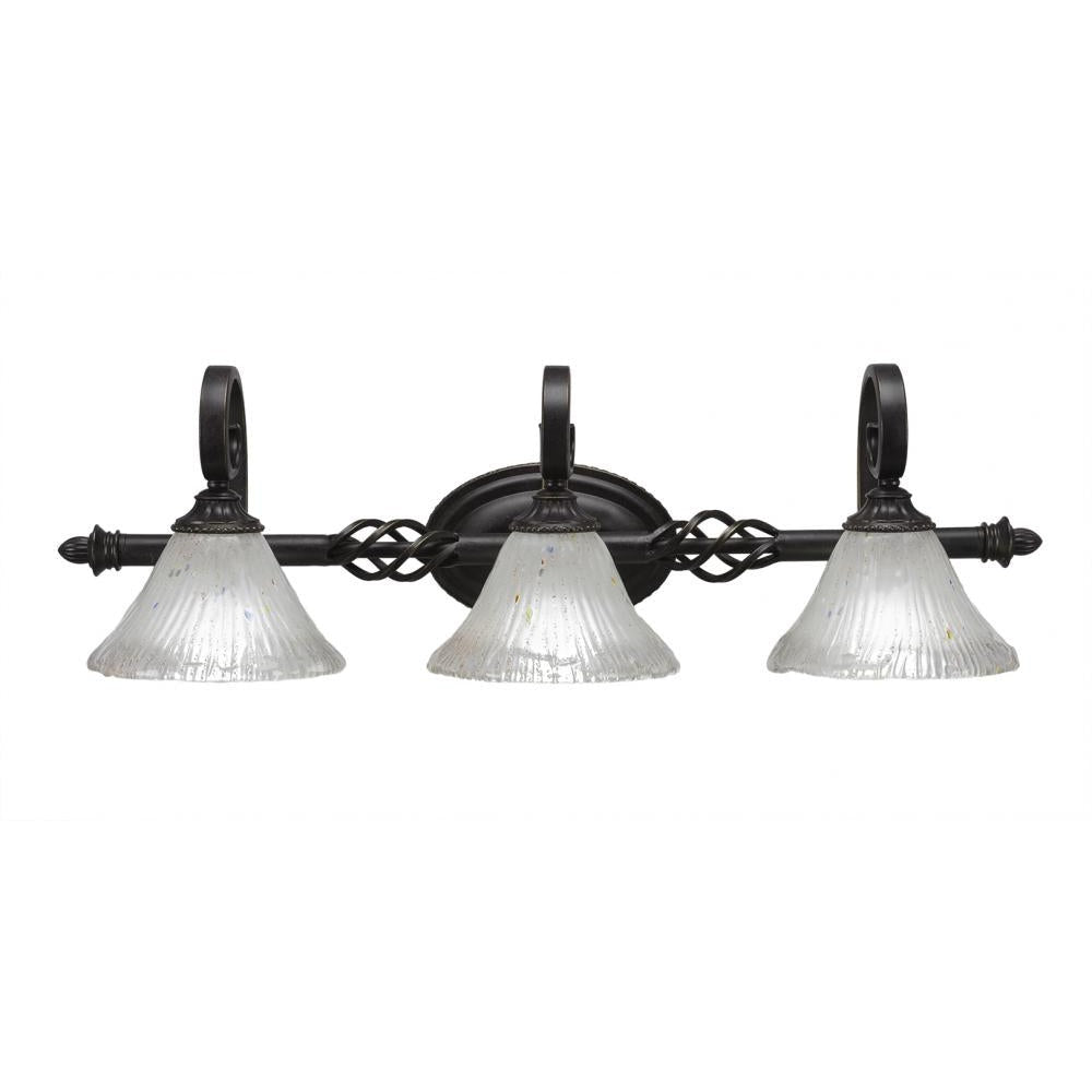 Toltec Company 163-DG-751 Bathroom Fixture Art Glass - Black