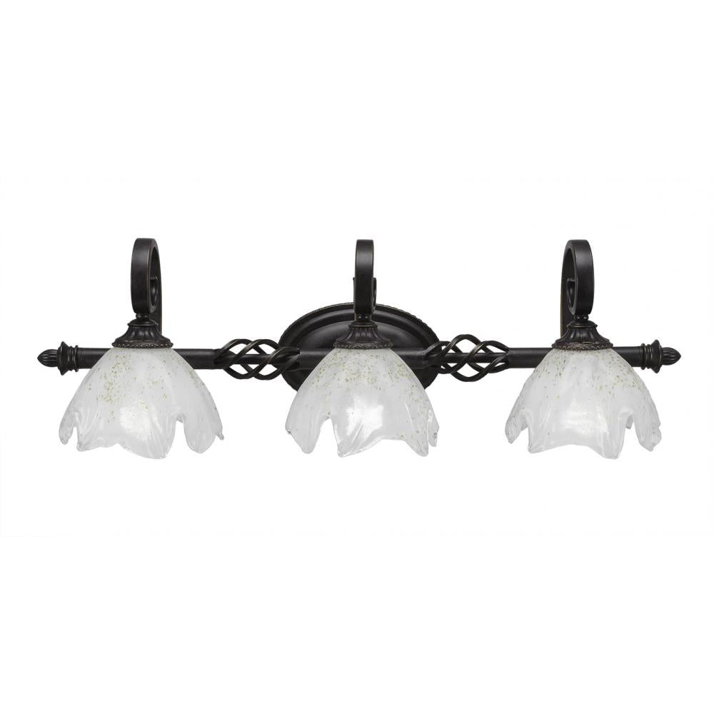 Toltec Company 163-DG-755 Bathroom Fixture Art Glass - Black